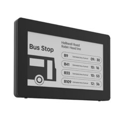 E-paper Bus Stop Digital Signage E-ink Outdoor Sign | Seekink